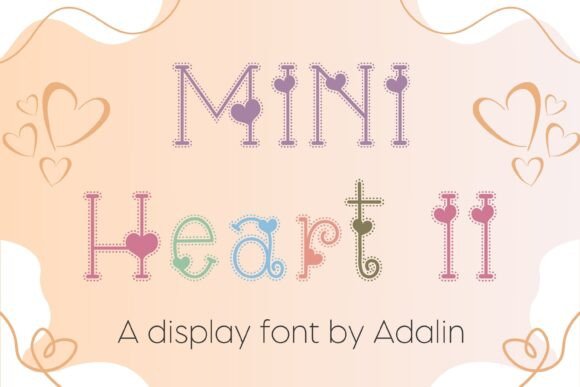 Adding a Playful Touch with the Mini Heart II Font