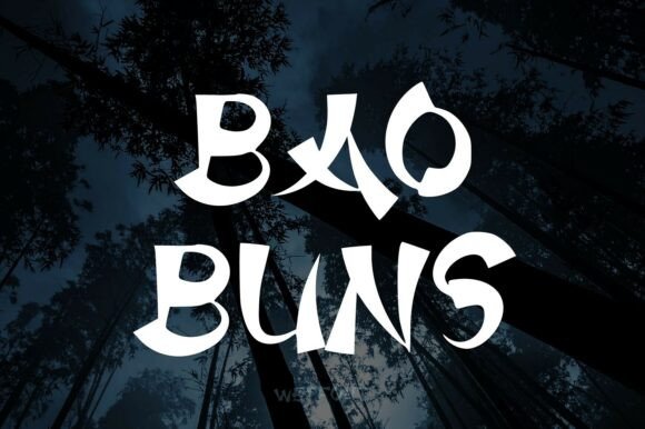 Bao Buns Font: Ancient Brushwork for Modern Design