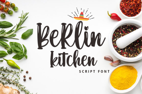 Berlin Kitchen Font: A Timeless Handwritten Typeface for Modern Brands