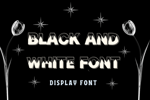 Black and White Font: Bold Contrast for Modern Design