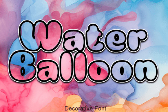 Breathe Life Into Your Designs with Water Balloon Font