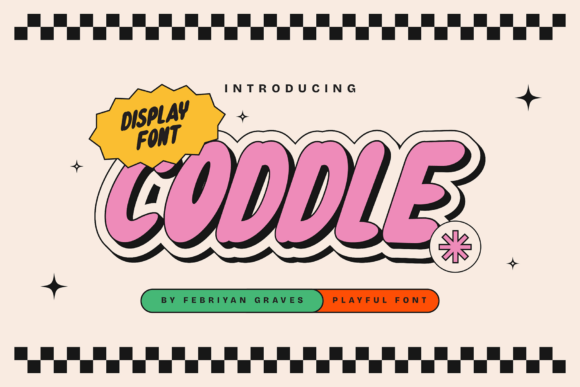 Coddle Font: A Retro-Modern Display Typeface for Bold Projects
