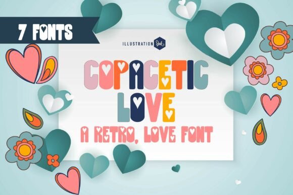 Copacetic Love Font: Groovy Retro Vibes for Modern Projects