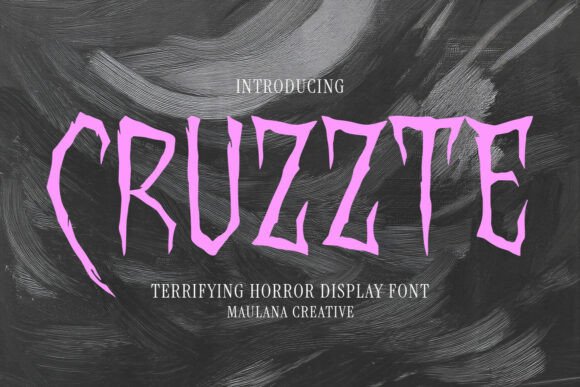 Cruzzte Font: Mastering the Macabre in Your Design