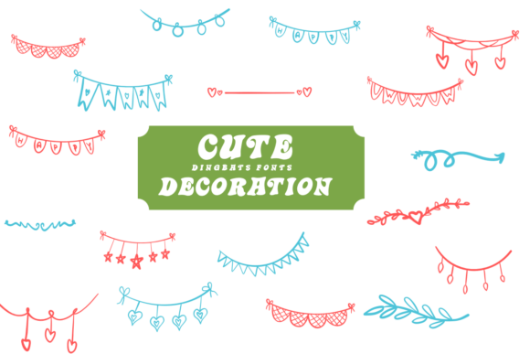 Cute Decoration Font: Infusing Festive Charm into Your Designs