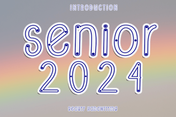 Discovering Senior 2024 Font: A Touch of Natural Elegance