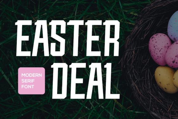 Easter Deal Font: Bold Sans Serif for Modern Brands