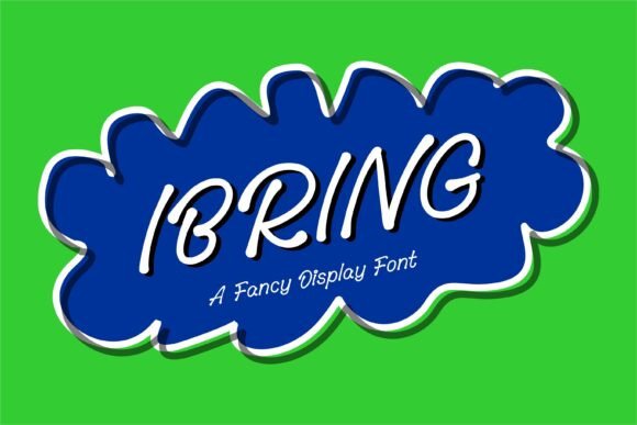 Ibring Font: A Handwritten Typeface for Modern Creatives