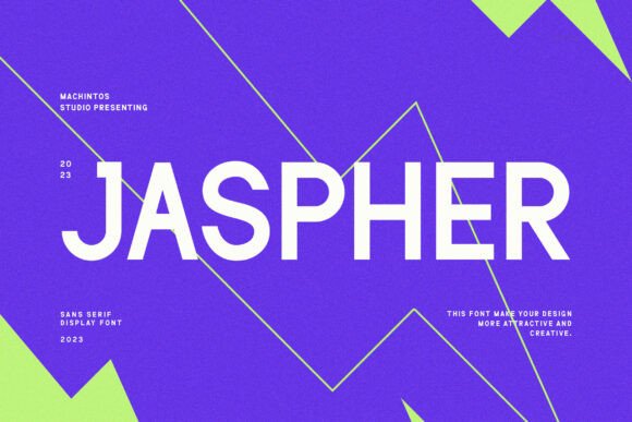 Jaspher Font: A Modern Sans Serif for Striking Design