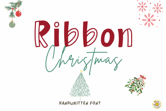 Ribbon Christmas Font: Your Festive Design Secret Weapon