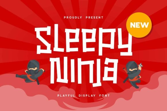 Sleepy Ninja: A Bold Display Font for Asian-Inspired Design