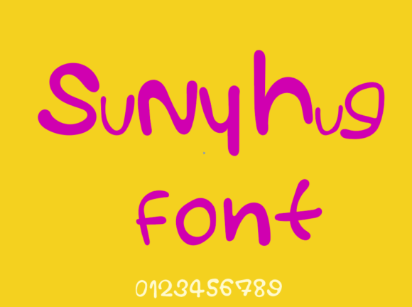 Suny Hug Font: A Cozy Touch for Heartfelt Designs