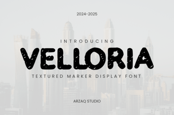 Velloria Font: A Playful Display Typeface with Character