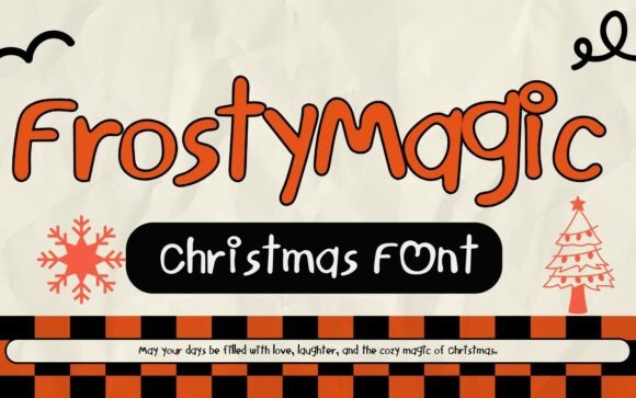 Warm Up Your Designs with Frosty Magic Font